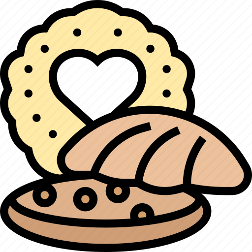 Biscuit, cookie, cream, cracker, snack icon - Download on Iconfinder