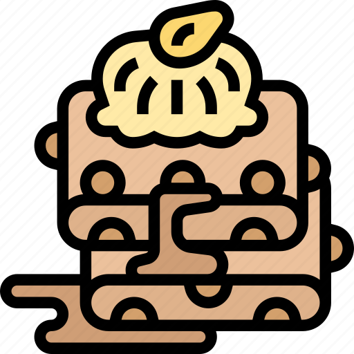 Blondie, pastry, bakery, dessert, food icon - Download on Iconfinder