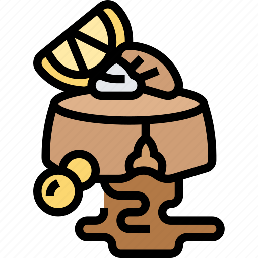 Chocolate, lava, cake, dessert, pastry icon - Download on Iconfinder