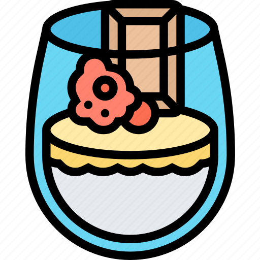 Panna, cotta, dessert, custard, sweet icon - Download on Iconfinder