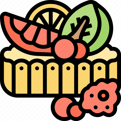 Tart, pastry, dessert, snack, sweet icon - Download on Iconfinder