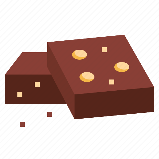 Chocolate, brownie, food, and, restaurant, dessert, bakery icon - Download on Iconfinder