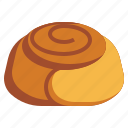 cinnamon, roll, food, and, restaurant, condiment, spice