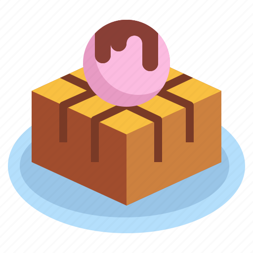 Honey, toast, icecream, fruit, food, and, restaurant icon - Download on Iconfinder