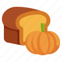pumpkin, bread, food, and, restaurant, baker, humanpictos, profession