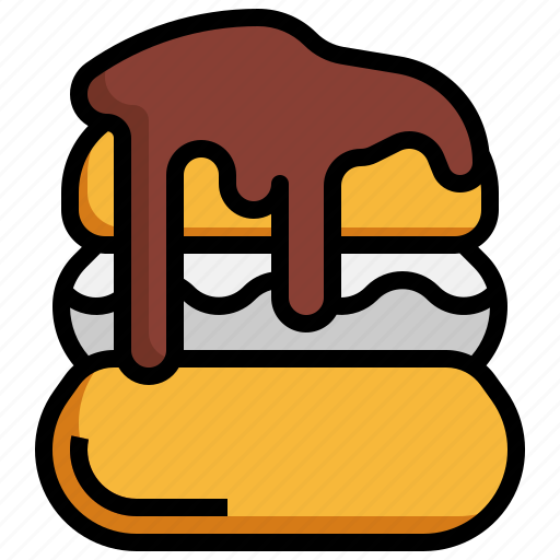 Cream, puffs, dessert, choux, pastry icon - Download on Iconfinder
