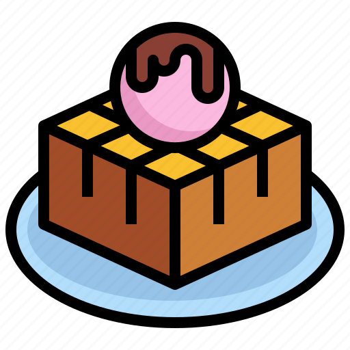Honey, toast, icecream, fruit, food, and, restaurant icon - Download on Iconfinder