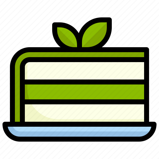 Matcha, cake, match, sweet, bakery icon - Download on Iconfinder