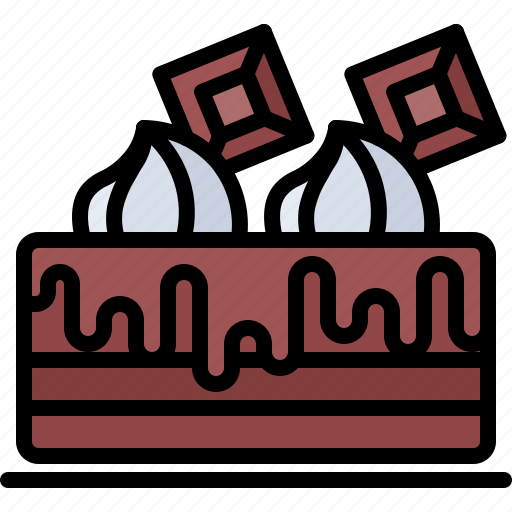 Cake, chocolate, bakery, pastries, food icon - Download on Iconfinder