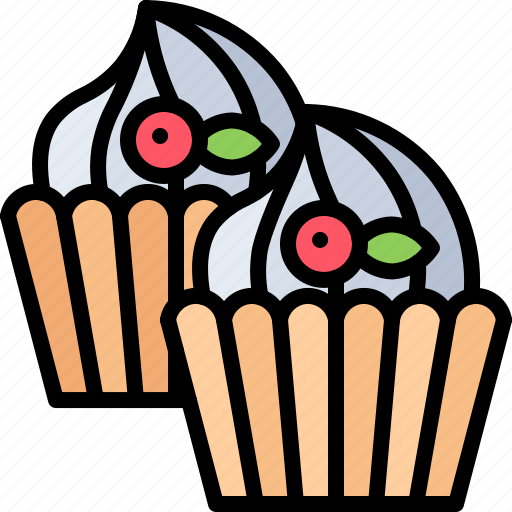 Basket, cake, cream, berry, bakery, pastries, food icon - Download on Iconfinder