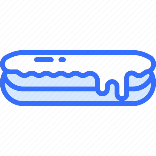 Eclair, bakery, pastries, food icon - Download on Iconfinder