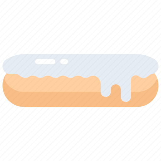 Eclair, bakery, pastries, food icon - Download on Iconfinder