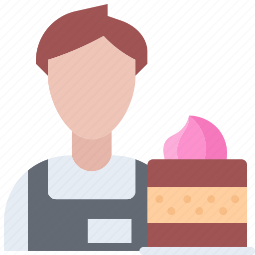 Worker, man, cake, bakery, pastries, food icon - Download on Iconfinder