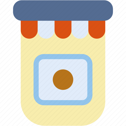 Jam, food, and, restaurant, conserve, container, jar icon - Download on Iconfinder