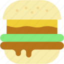 hamburger, food, hamburgers, and, restaurant, salad