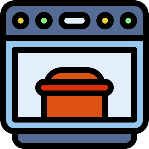Oven, kitchen, food, and, restaurant, kitchenware, cooking icon - Free download