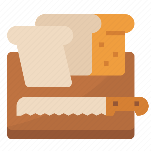 Bread, food, slice, wheat icon - Download on Iconfinder