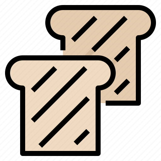 Bake, bread, food, toast icon - Download on Iconfinder