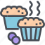 bakery, berry, blueberry, food, muffins 