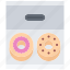 baker, bakery, bakeshop, box, donut, food, set 
