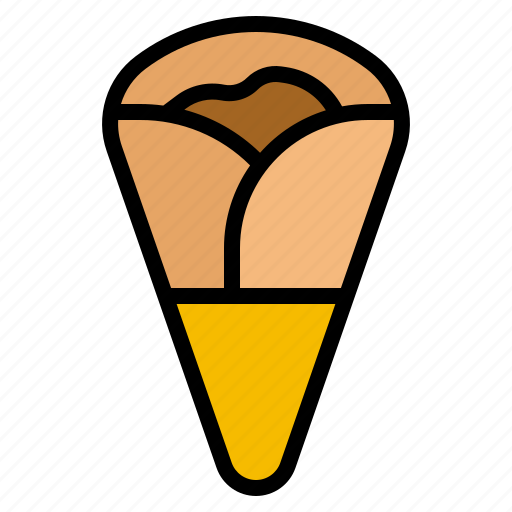 Crepe, dessert, food, sweet icon - Download on Iconfinder