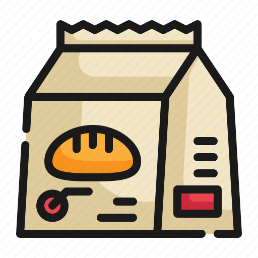 Bag, dessert, packaging, bakery icon, sweet, food icon - Download on Iconfinder
