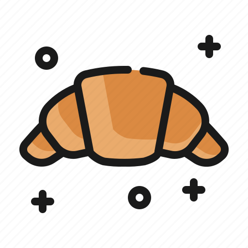Croissant, bread, breakfast, bakery icon, toast icon - Download on Iconfinder