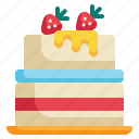 cake, pancake, sweet, dessert, honey, candy, fruit, bakery icon