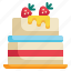 cake, pancake, sweet, dessert, honey, candy, fruit, bakery icon 