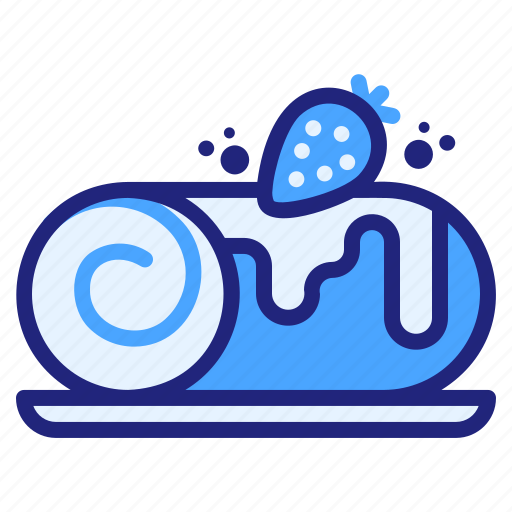 Roll, cake, bread, food, pastry, restaurant icon - Download on Iconfinder