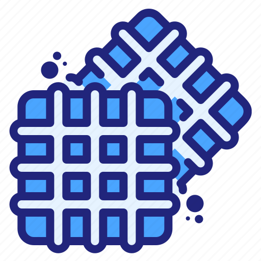 Waffle, pastry, food, bakery, snack icon - Download on Iconfinder