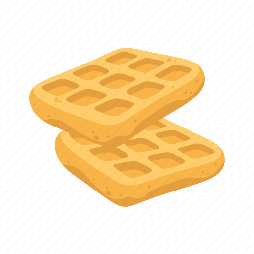 Belgian, waffle, flat, icon, baking, bakery, bakehouse icon - Download on Iconfinder
