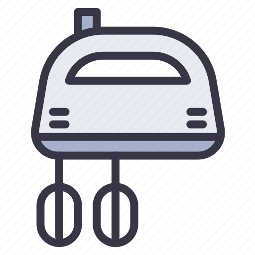 Baking, tools, hand, mixer, mixing, beating, cooking icon - Download on Iconfinder
