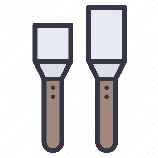 Baking, tools, metal, spatula, scraper, cooking icon - Download on Iconfinder