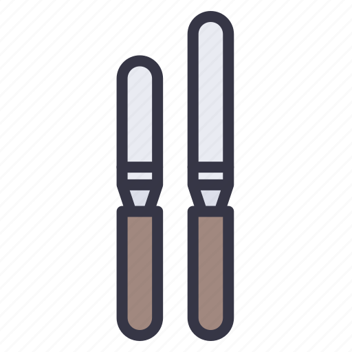 Baking, tools, offset, spatula, icing, frosting icon - Download on Iconfinder