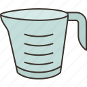 measuring, cup, jug, scale, liquid