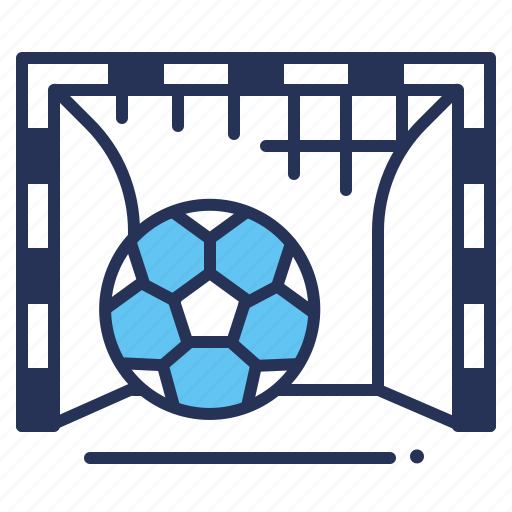 Football, goal ball, goal post, net icon - Download on Iconfinder