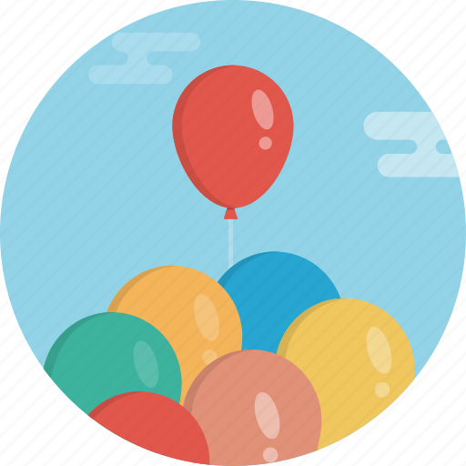 Fly, baloon, baloons, day, birthday, event, celebrate icon - Download on Iconfinder