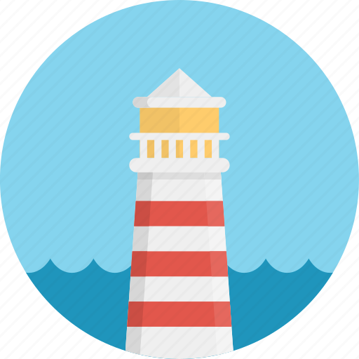 Lighthouse, guidance, ocean, beam, beacon, sea, navigation icon - Download on Iconfinder