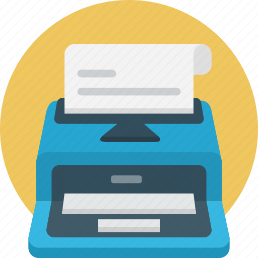Submission, writer, content, print, article, typewriter icon - Download on Iconfinder
