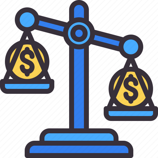 Balance, business, dollar, law, money icon - Download on Iconfinder