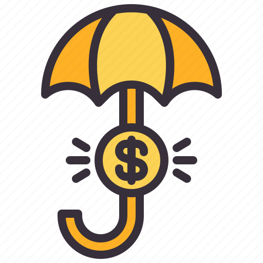Bank, finance, insurance, money, umbrella icon - Download on Iconfinder