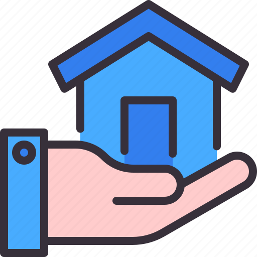 Hand, home, house, mortgage, property icon - Download on Iconfinder