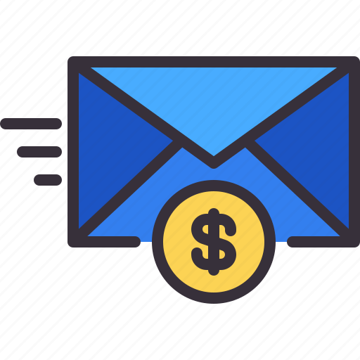 Delivery, dollar, email, payment, send icon - Download on Iconfinder