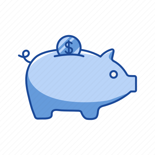 Coin bank, pig, piggy bank, savings icon - Download on Iconfinder