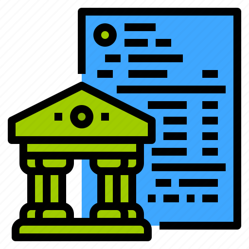 Bank, document, loan, statement icon - Download on Iconfinder