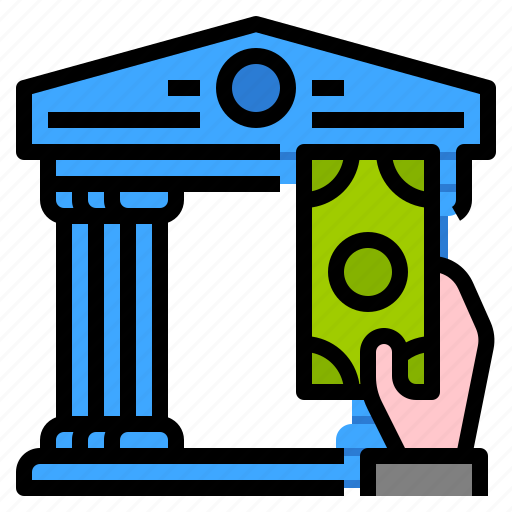 Bank, banking, deposit, finance, saving icon - Download on Iconfinder