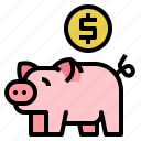bank, finance, money, piggy, savings