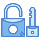 key, padlock, privacy, security