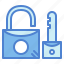 key, padlock, privacy, security 